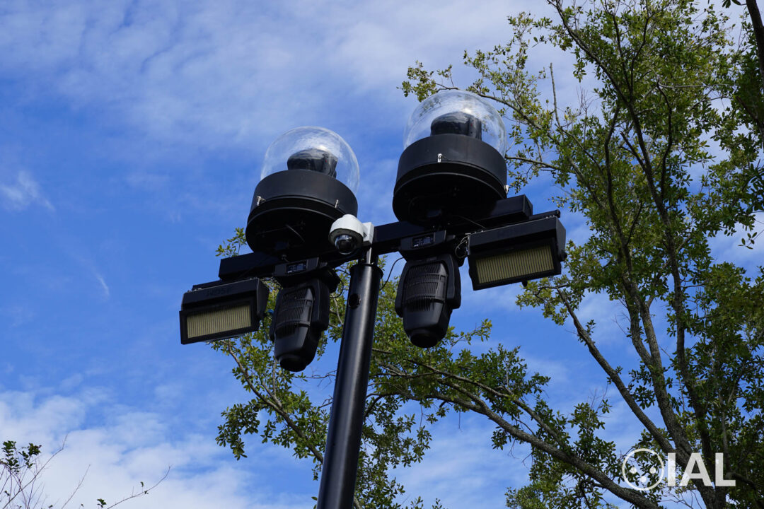 Several lighting fixtures from Claypaky, SGM and Elation at Universal Studios Florida